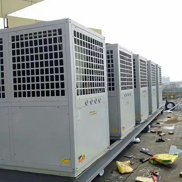 商用空气能热泵机组安装